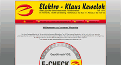 Desktop Screenshot of elektro-keweloh.de